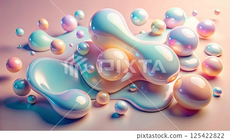 Liquid Fluid Uneven Shapes Splashes Colorful texture seamless vector Liquid Fluid Uneven Shapes Splashes Colorful texture seamless vector 125422822