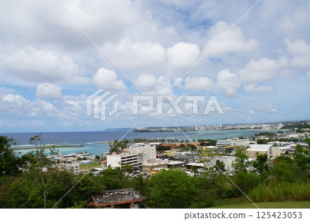 View of Guam city from Fort Apugan 125423053