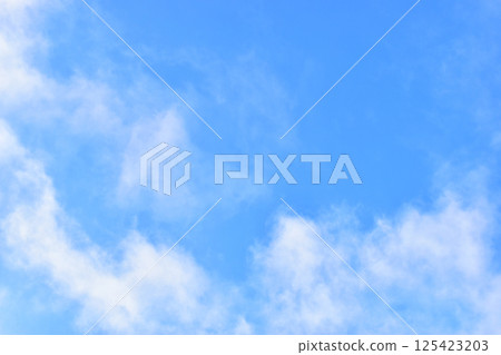 beautiful blue sky with white cloud, natural background in springtime beautiful blue sky with white cloud, natural background in springtime 125423203