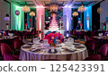 tables set for meal 125423391