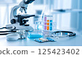 scientist with equipment laboratory for science 125423402