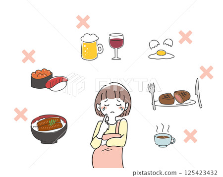 Foods to avoid during pregnancy 125423432