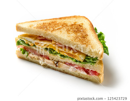half of club sandwich half of club sandwich 125423729