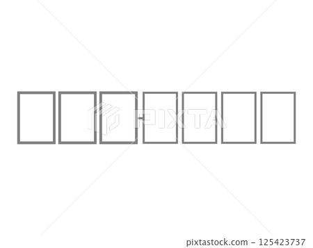 Postal code frame (gray) 125423737