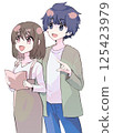 A couple thinking and discussing 125423979