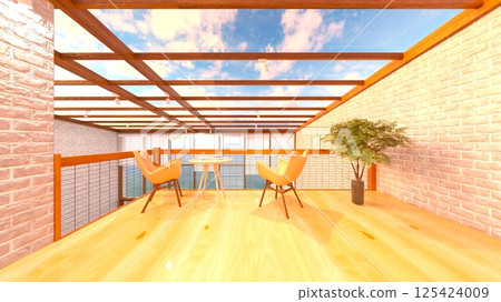 有大窗戶的客廳 125424009