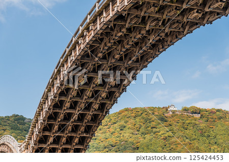 【錦帶橋和岩國城後方】 125424453