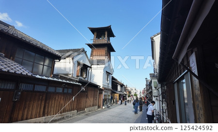 "Toki no Kane" tourist spot in Kawagoe City, Saitama Prefecture 125424592