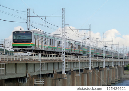 東海道本線茅崎平塚JR東E231系列1000系列K-07隊形（國富） 125424621