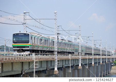 東海道本線 茅崎平塚 JR東日本 E231系列 1000系列 K-28 編組(國府) 東海道本線 茅崎平塚 JR東日本 E231系列 1000系列 K-28 編組(國府) 125424627