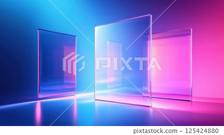 High-tech blueprint with moving lines and blur (AI generated image) High-tech blueprint with moving lines and blur (AI generated image) 125424880