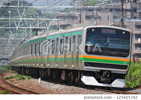 Tokaido Main Line Manazuru JR East E231 series 1000 series S-10 train (Kouzu) 125425192