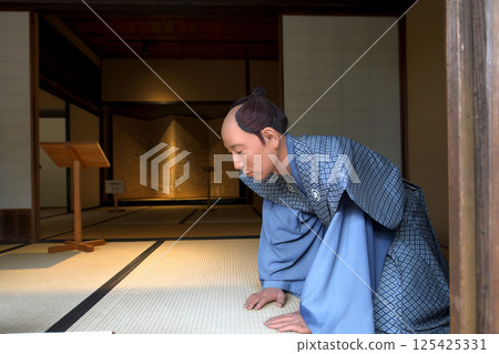 Matsue City, Shiomi Nawate Samurai Residence, Samurai Mannequin 125425331