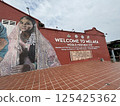 Welcome mural in Melaka, a World Heritage city in Malaysia 125425362