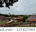 Melaka Tower as seen from St. Paul's Hill in Melaka, a World Heritage city in Malaysia 125425363