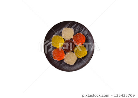 Jelly candies or homemade marmalade with different flavors Jelly candies or homemade marmalade with different flavors 125425709