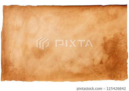 Old Brown Paper Sheet 125426642