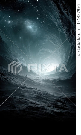 digital art exhibition at edge of black hole 125427956