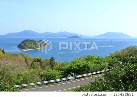 瀨戶內海島嶼和遊輪 瀨戶內海島嶼和遊輪 125428691