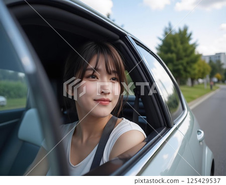 騎一輛車的一個少婦 125429537