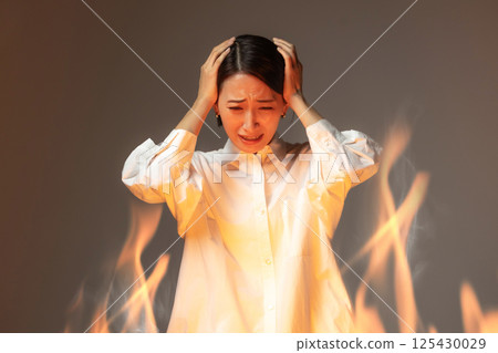 Woman Fire 125430029