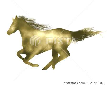 Luxurious horse illustration material Luxurious horse illustration material 125431488