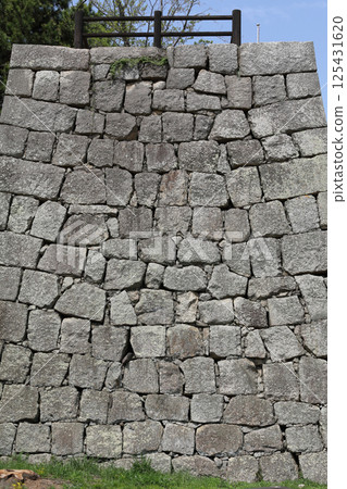 Marugame Castle Honmaru Stone Wall Marugame Castle Honmaru Stone Wall 125431620