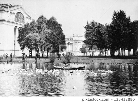 1893 Chicago World's Fair Pond 1893 Chicago World's Fair Pond 125432890
