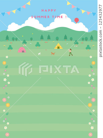 Summer Material 2025 (Picnic) Vector Summer Material 2025 (Picnic) Vector 125432977
