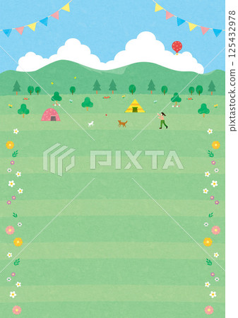 Summer material 2025 (picnic) without text 125432978