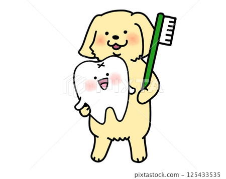 預防黃金獵犬蛀牙 預防黃金獵犬蛀牙 125433535