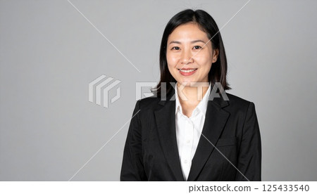 Calm smiling business woman Calm smiling business woman 125433540