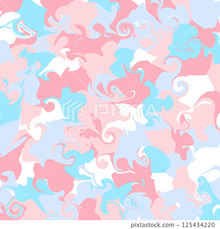 Marble pattern background material camouflage pattern decoration texture pink light blue 125434220