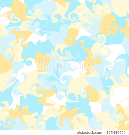 Marble pattern background material camouflage pattern decoration texture yellow light blue Marble pattern background material camouflage pattern decoration texture yellow light blue 125434221