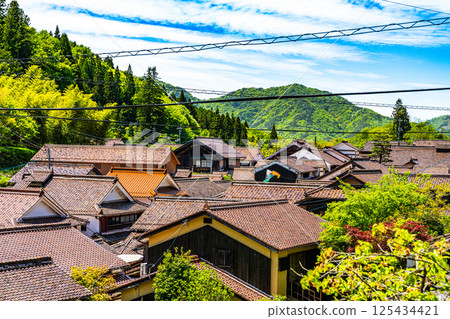 【重要傳統建築群保護區】吹屋：岡山縣高樑市成羽町黃金周街道景觀5 125434421