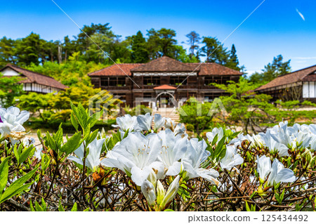 [Closed] Former Fukiya Elementary School, sunny early summer scenery 5, Takahashi City, Okayama Prefecture 125434492