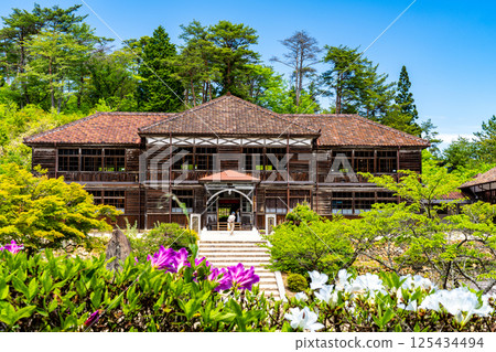 [Closed] Former Fukiya Elementary School, sunny early summer scenery 7, Takahashi City, Okayama Prefecture 125434494