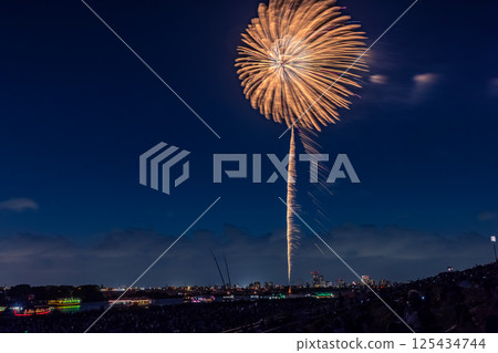 Edogawa Fireworks Festival, Tokyo 125434744