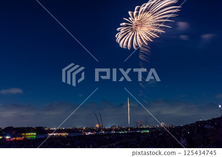 Edogawa Fireworks Festival, Tokyo 125434745