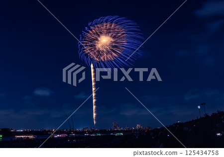 Edogawa Fireworks Festival, Tokyo 125434758