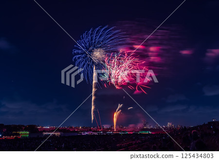 Edogawa Fireworks Festival, Tokyo 125434803