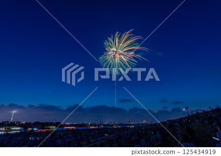 Edogawa Fireworks Festival, Tokyo Edogawa Fireworks Festival, Tokyo 125434919