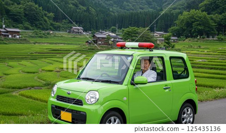 A dedicated vehicle and doctor for local medical services running through rural areas A dedicated vehicle and doctor for local medical services running through rural areas 125435136