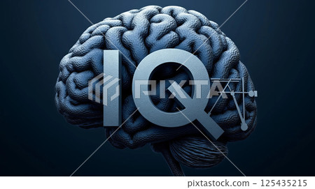 composite image of brain 125435215