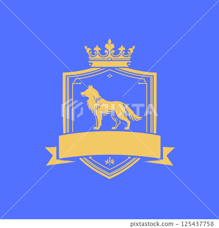 royal royal king lion. royal logo design for logo design. luxury king 's emblem, creative concept. 125437758