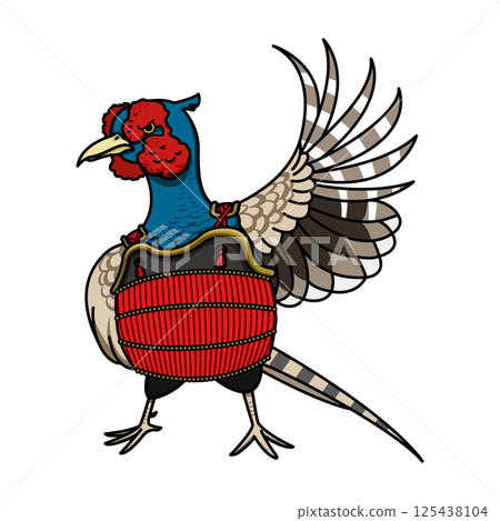 Momotaro's servant in pheasant armor Momotaro's servant in pheasant armor 125438104