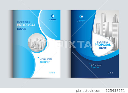 Corporate Business Proposal Cover Design Template 125438251