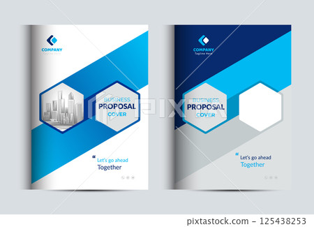 Corporate Business Proposal Cover Design Template Corporate Business Proposal Cover Design Template 125438253