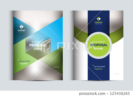 Corporate Business Proposal Cover Design Template Corporate Business Proposal Cover Design Template 125438265