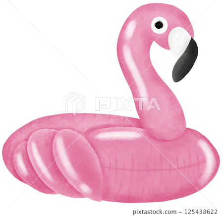 Flamingo floaties for the upcoming summer Flamingo floaties for the upcoming summer 125438622